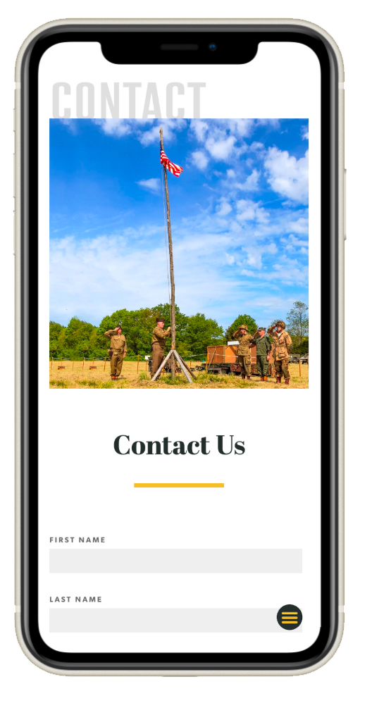Mobile Screenshot of MOAA Contact Us page