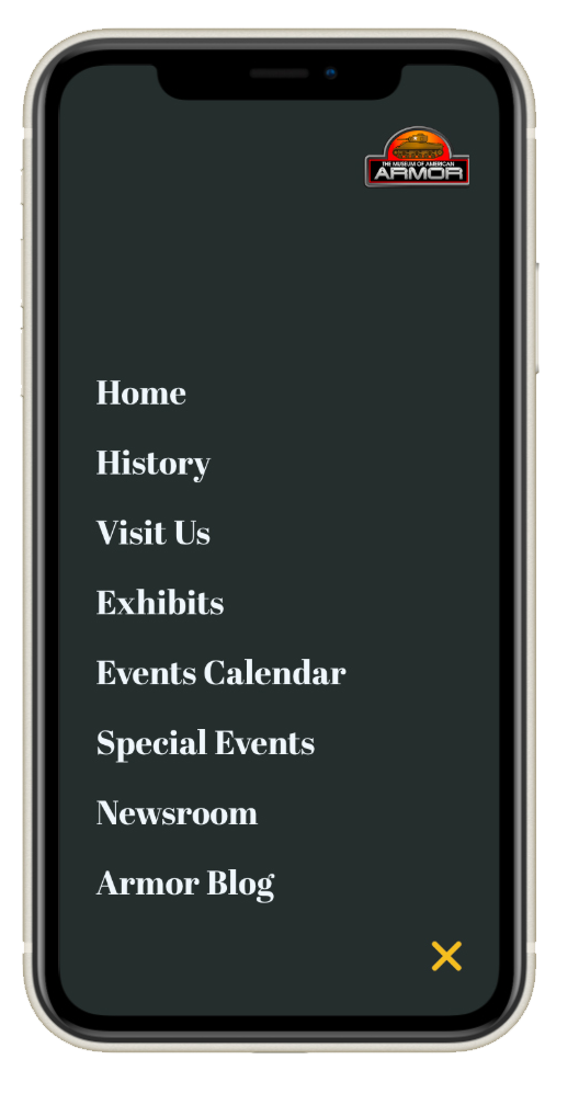 Mobile Screenshot of MOAA Navigation menu